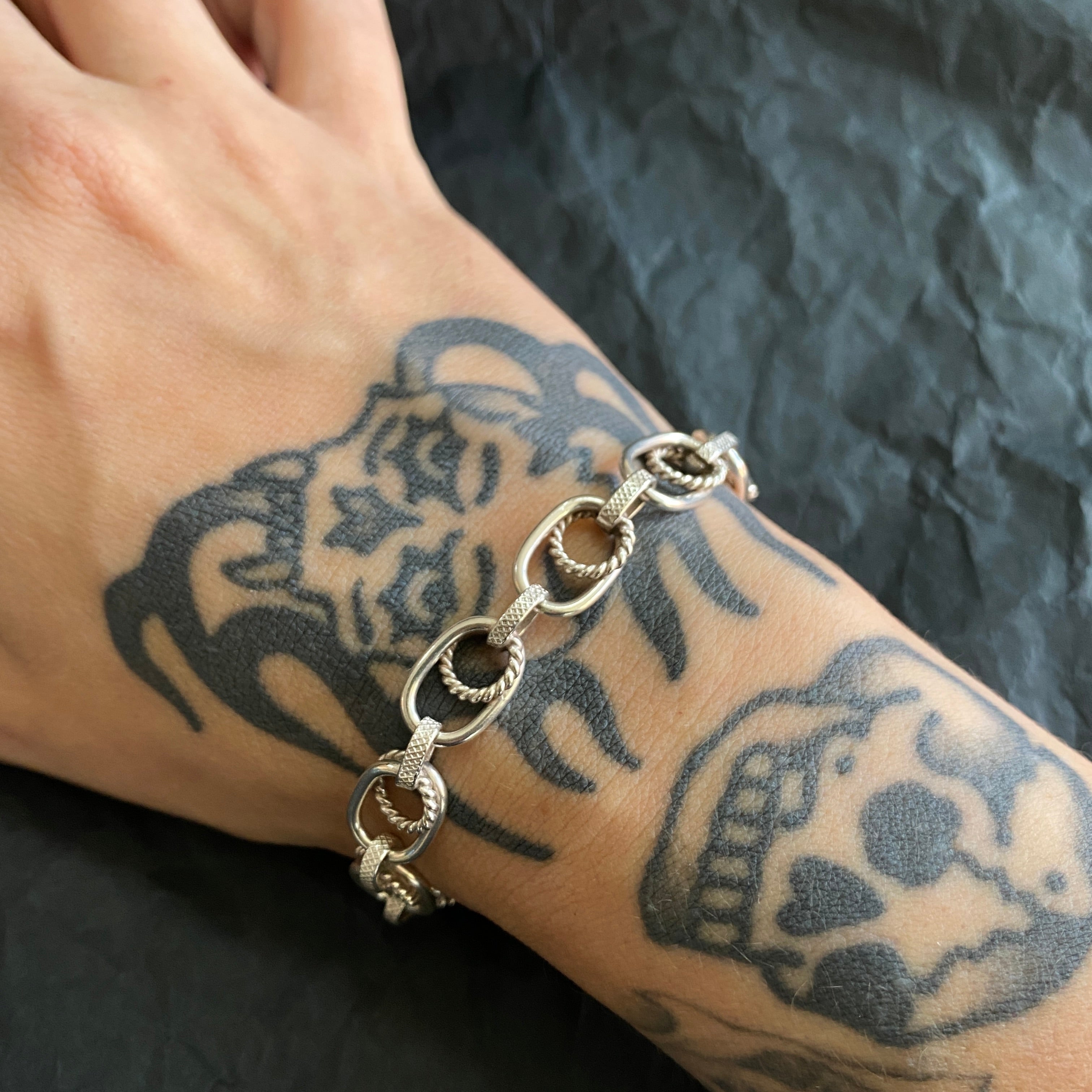 Vintage Unique Fancy Chain Bracelet