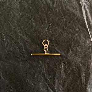 Vintage 9ct Gold FOB T-Bar Pendant