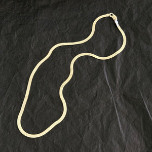Flat Herringbone Snake Necklace