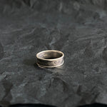 Vintage Oxidised Thick Band Ring