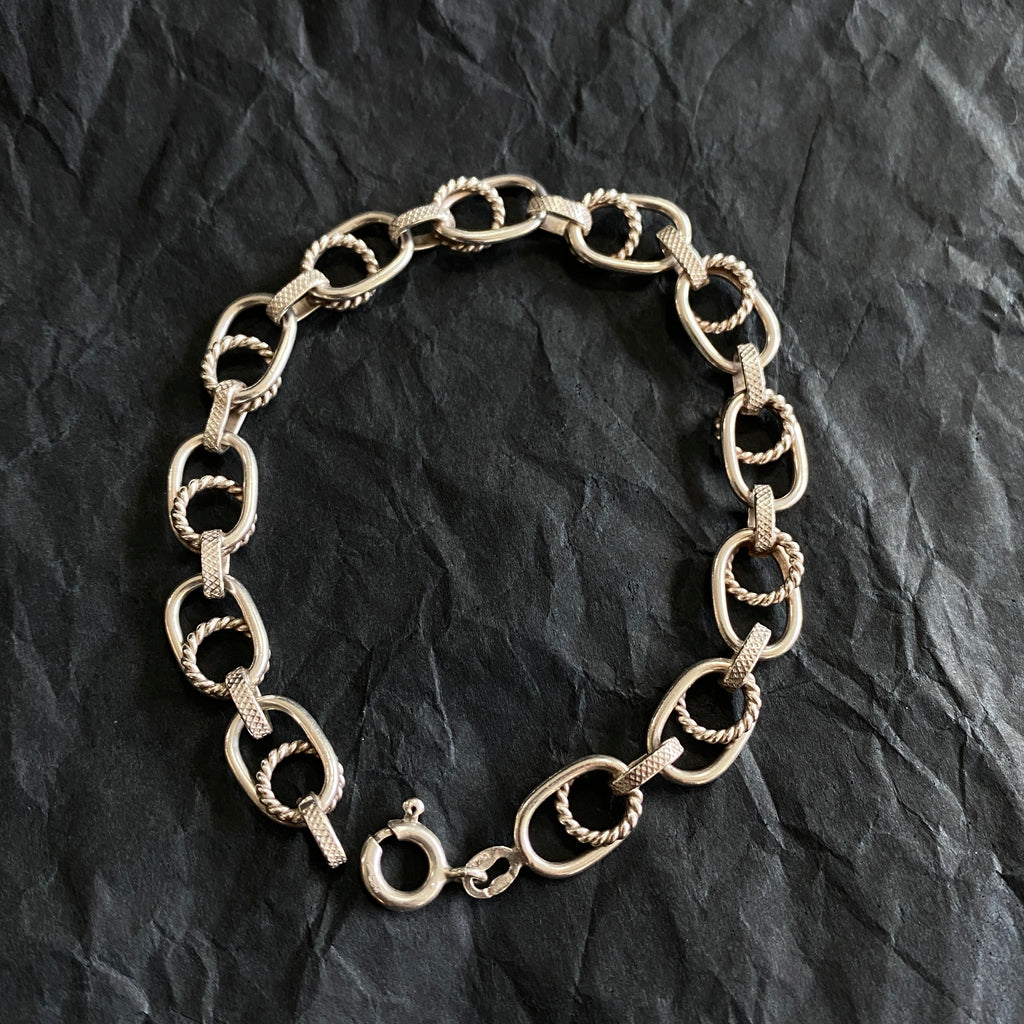 Vintage Unique Fancy Chain Bracelet