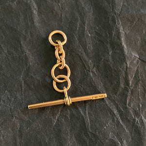 Antique Rose Gold FOB (Toggle) Pendant