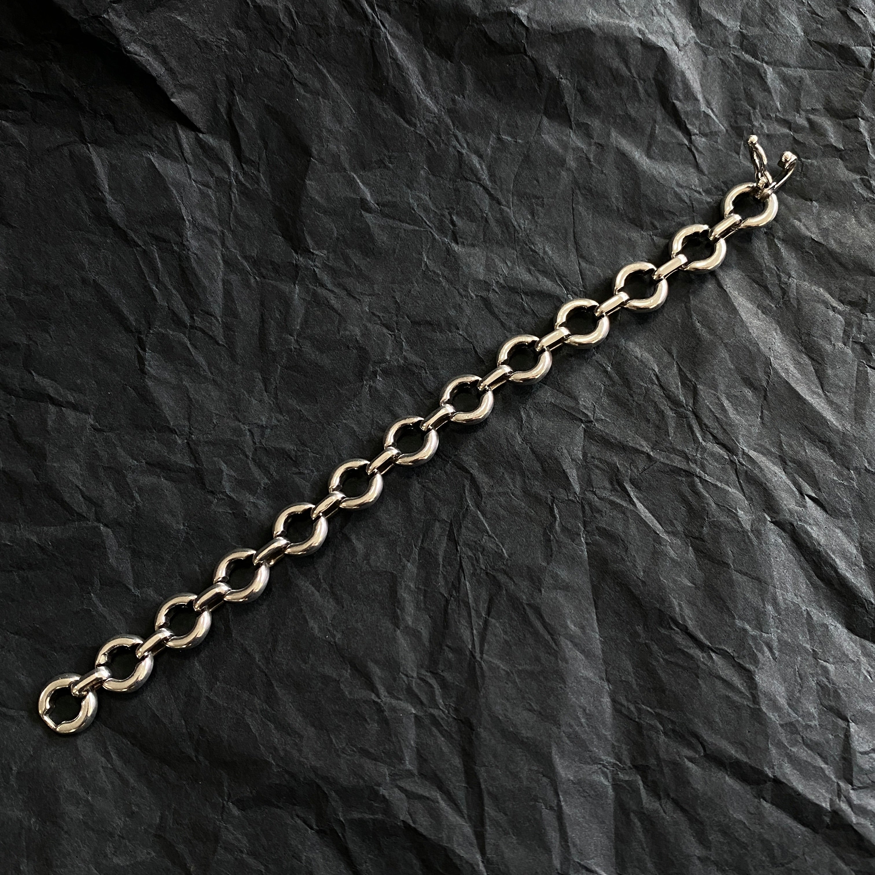 Vintage Round Link Chain Bracelet