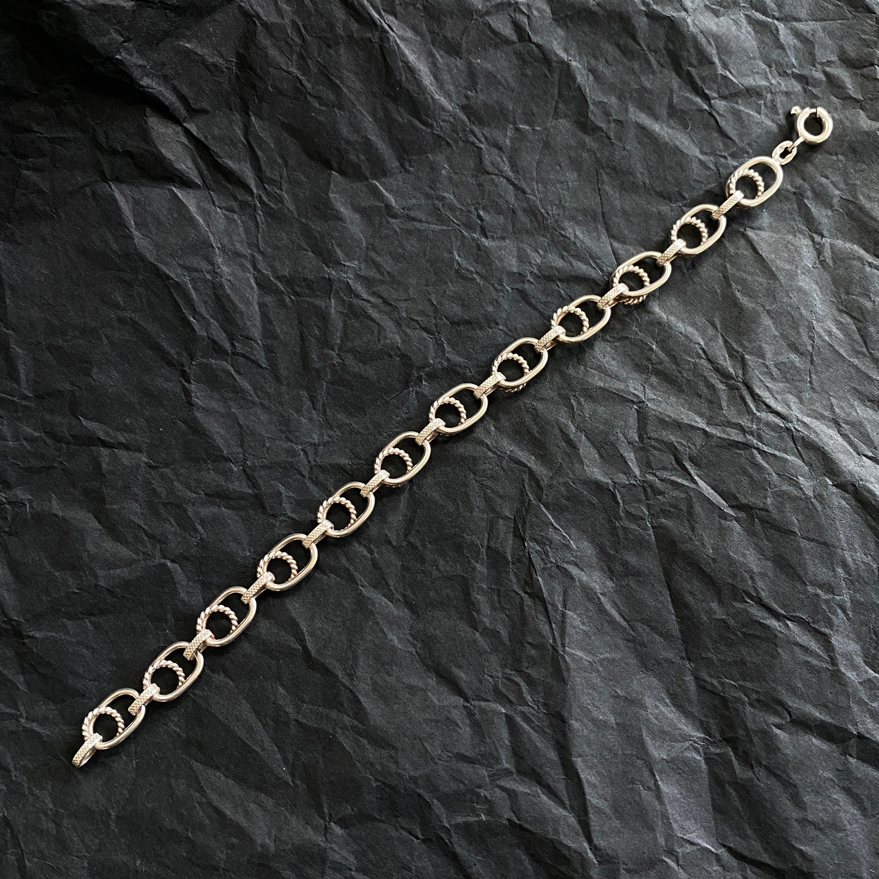 Vintage Unique Fancy Chain Bracelet