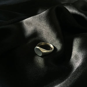 Oval Signet Ring.