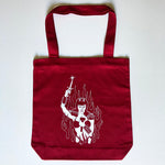 Metal Babe Tote Bag - Blood Red.