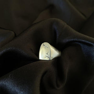 Tombstone Signet Ring.